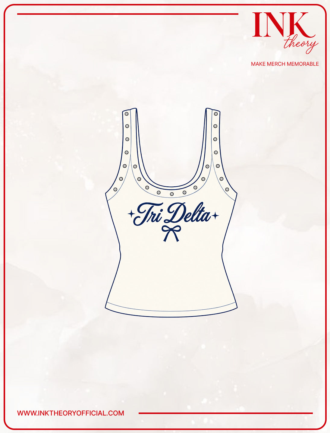 Cream Low Scoop Neck tank