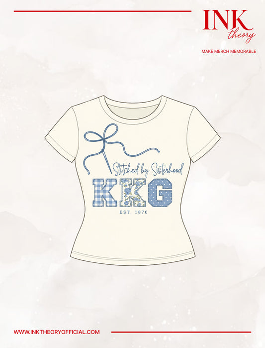 Cream Baby Tee Sorority Tee 2