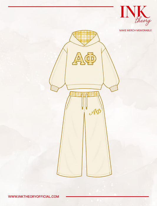 Yellow Hoodie Set