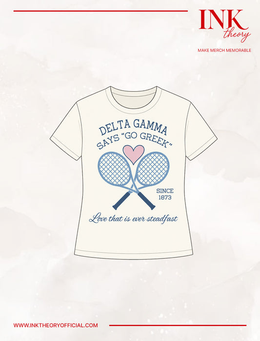 White Regular Sorority Tee