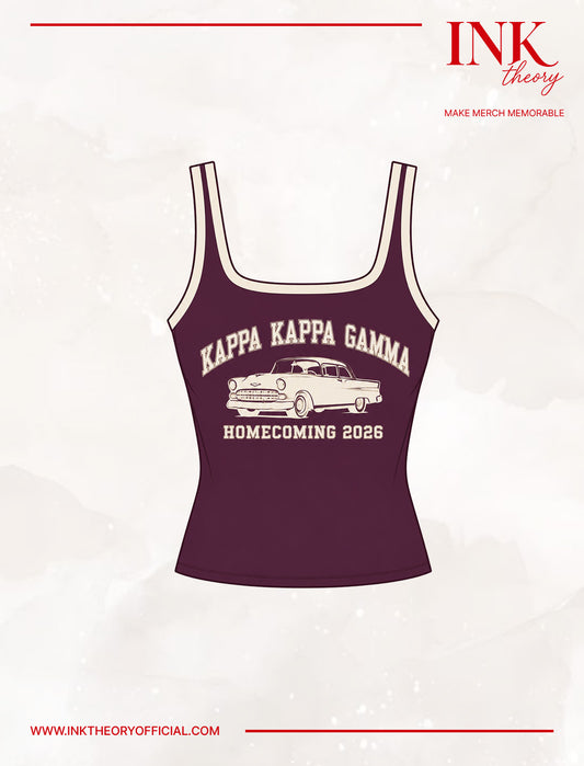 Maroon Square Neck tank