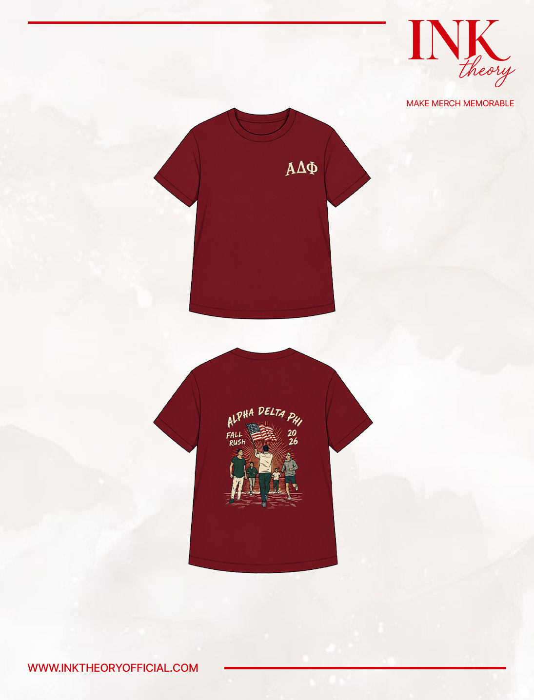 Maroon Frat Tee 3