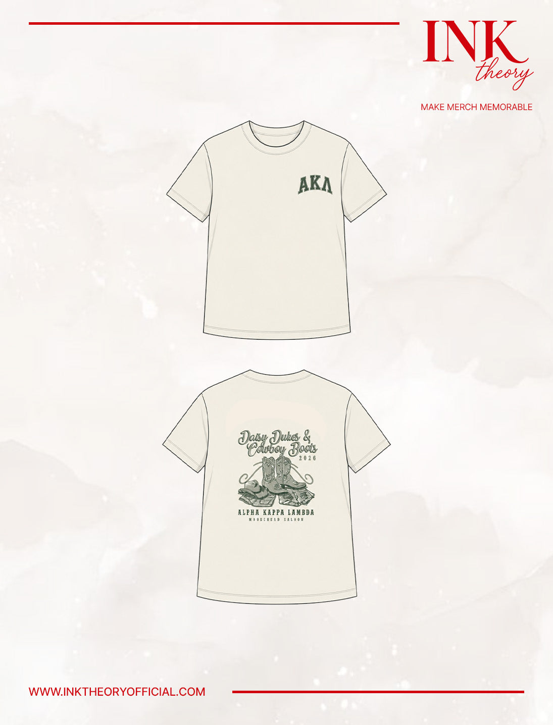 White Frat Tee 2