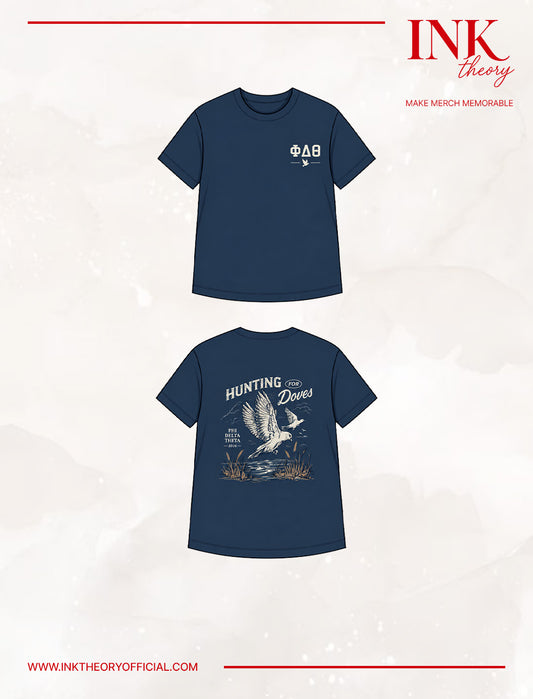 Navy Blue Frat Tee