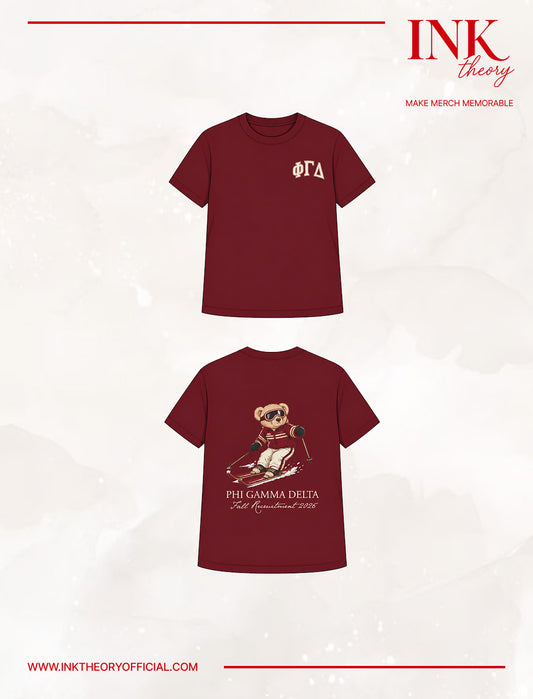 Maroon Frat Tee